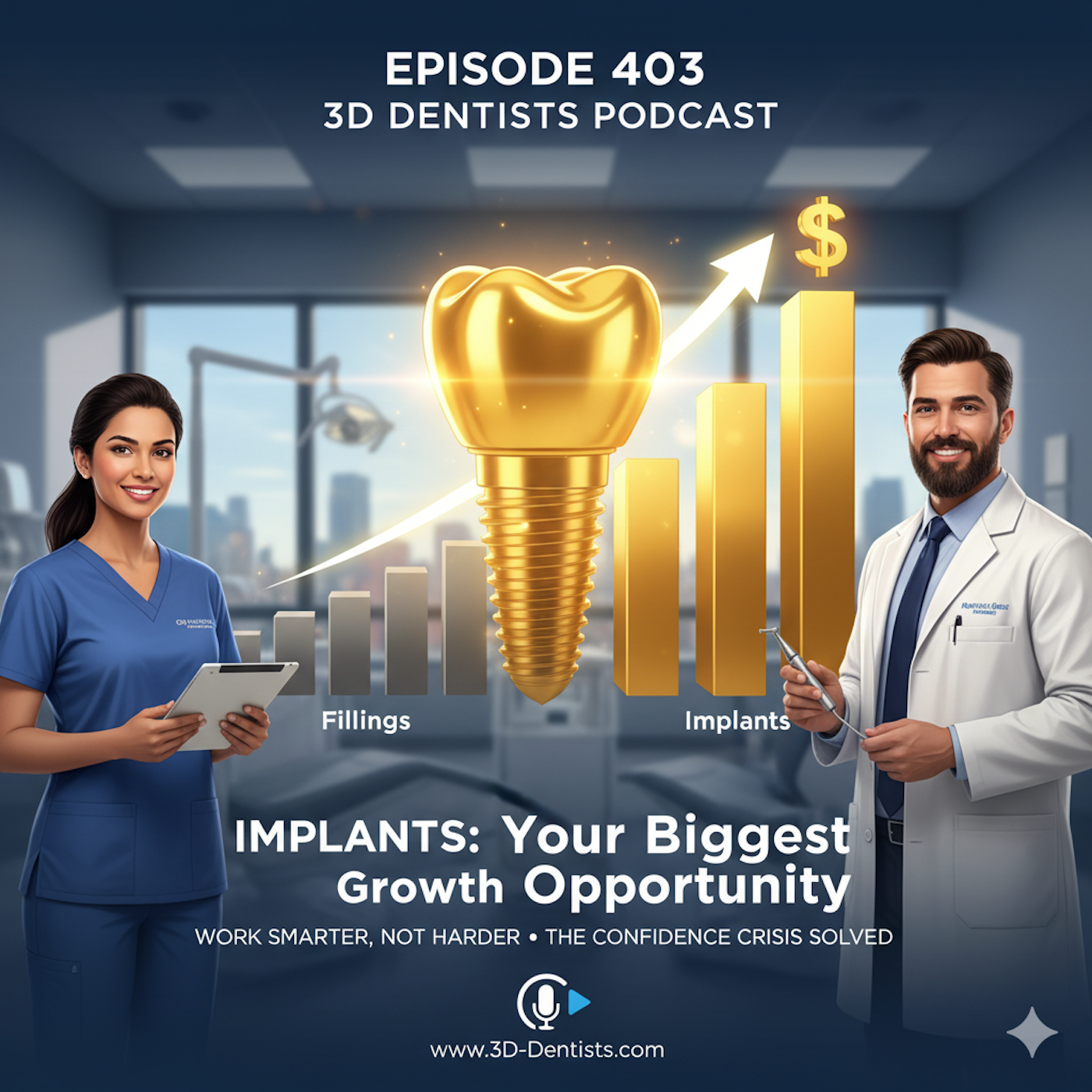 Why Implants Are the Biggest Business Growth Lever Most Dentists Ignore episode artwork